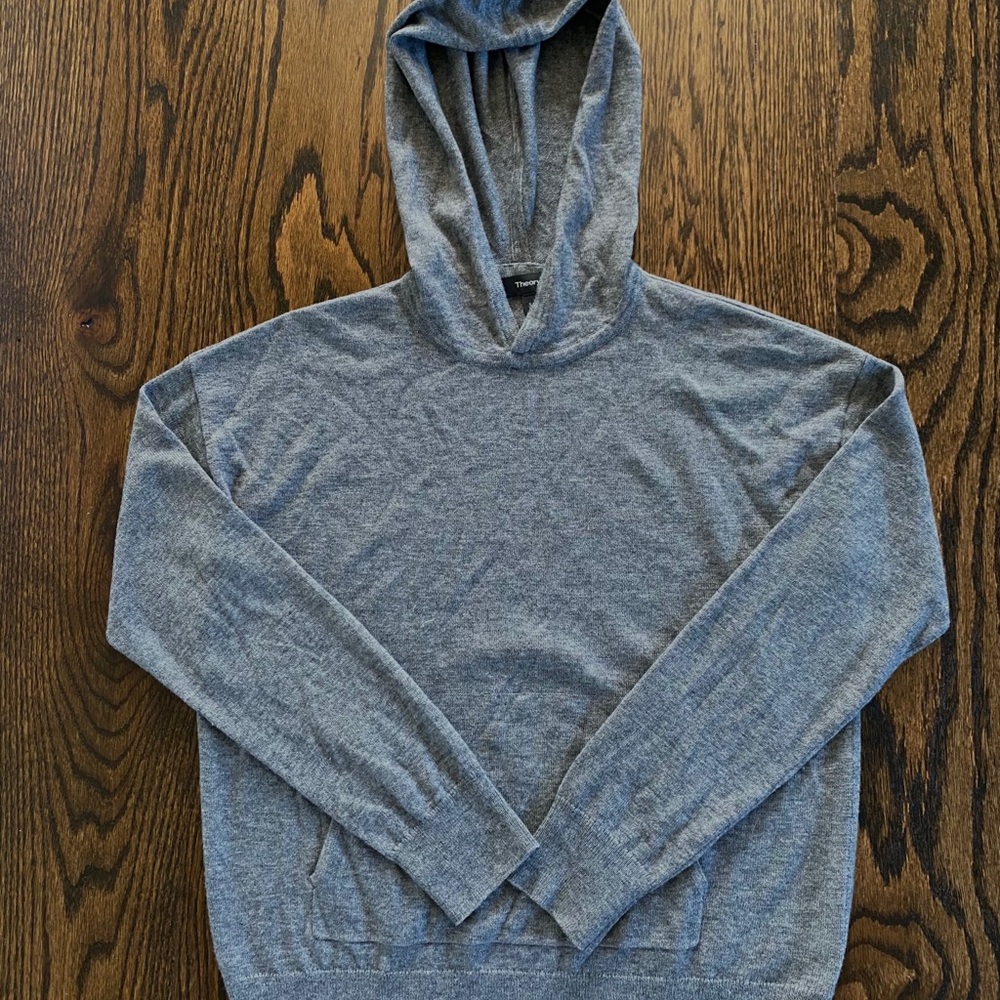 Theory Knit Hoodie Sweater